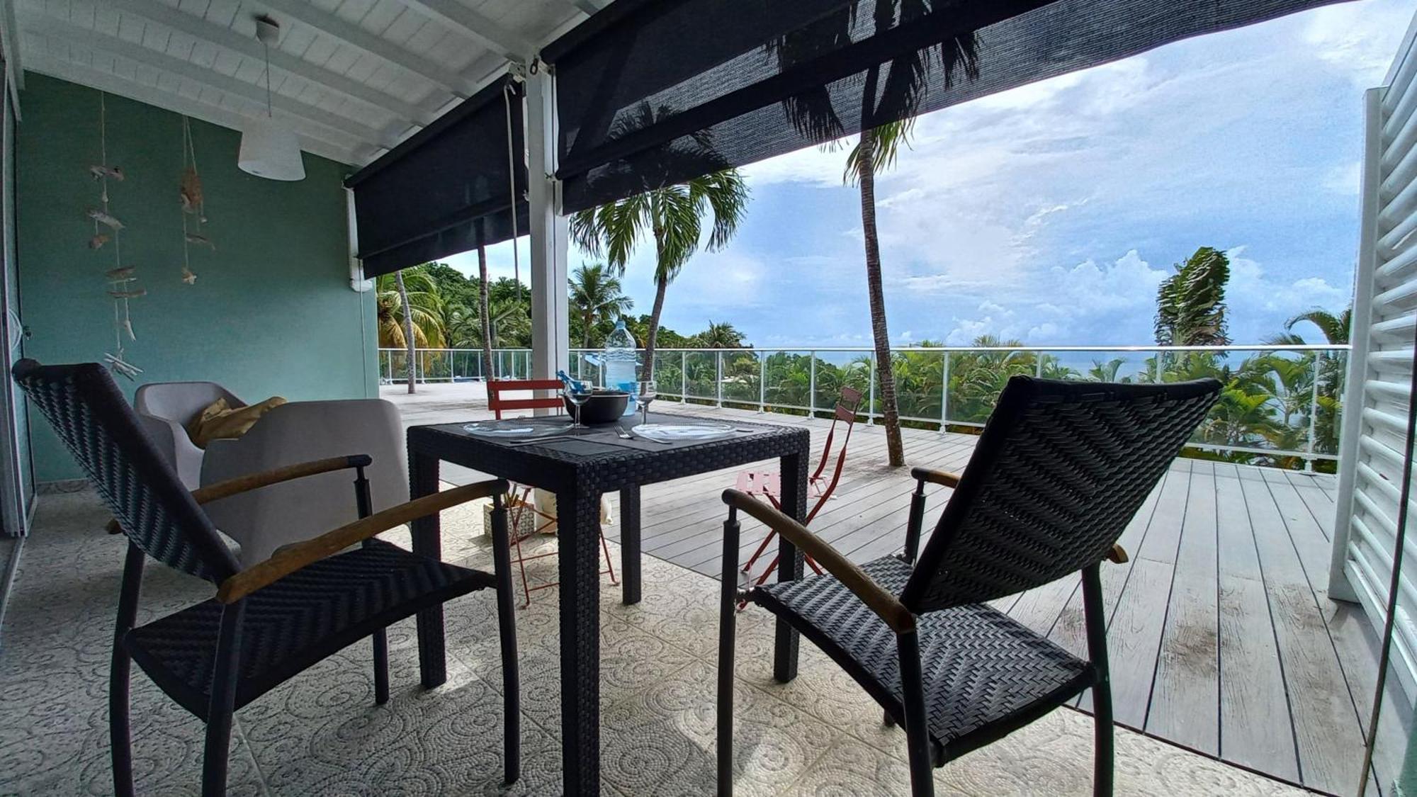 Logements Vue Mer Acces Piscine En Guadeloupe Bouillante Exterior photo